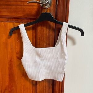 Aritzia Babaton Sculpt Knit Squareneck Tank